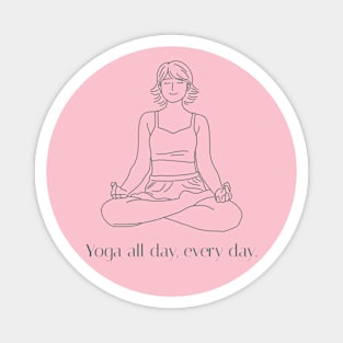 Yoga Lover Yoga Girl Magnet